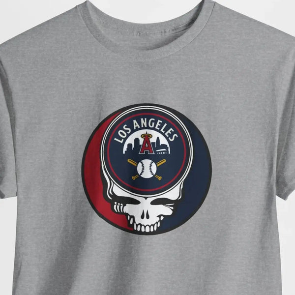 Grateful Dead - Los Angeles Angels Grateful Dead Steal Your Face T-Shirt - MLB - Anaheim - StealieShop